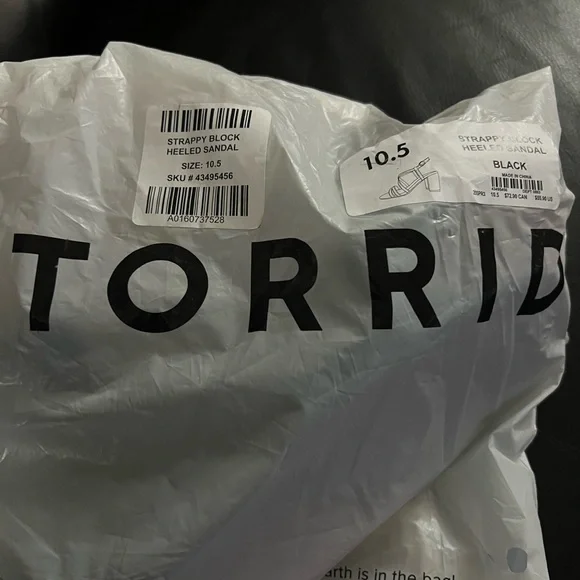 Black Strappy Heeled Sandals - Picture 6 of 6